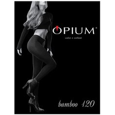 Колготки Opium Bamboo, 120 den, размер 3-M, antracite melange (серый)