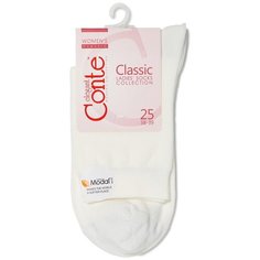Носки Conte Elegant Сlassic 13С-64СП, размер 25, молочный