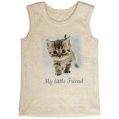 Майка Наша мама размер 98, молочный