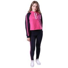 Спортивный костюм Nota Bene размер 158, темно-синий/розовый