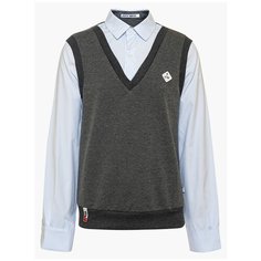 Рубашка Nota Bene размер 128, темно-серый