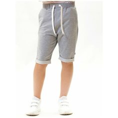 Бриджи Nota Bene размер 146, серый меланж