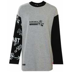 Лонгслив Nota Bene, размер 146, серый/черный