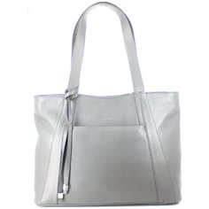 Сумка тоут Afina, натуральная кожа, графит