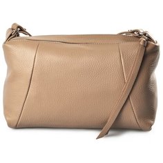 Сумка Afina, натуральная кожа, латте