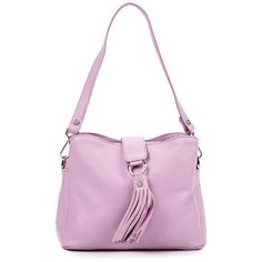 Сумка кросс-боди Afina, натуральная кожа, сирень