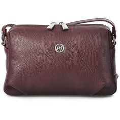 Сумка кросс-боди Afina, натуральная кожа, вино