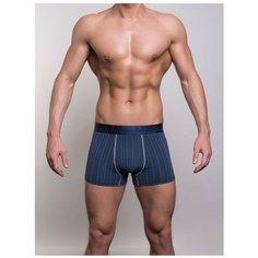 Salvador Dali Трусы боксеры классической посадки с геометрическим рисунком, размер XXXL, синий