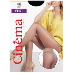 Колготки Opium Cinema Flirt, 40 den, размер 4-L, nero (черный)