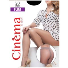 Колготки Opium Cinema Flirt, 20 den, размер 4-L, nero (черный)