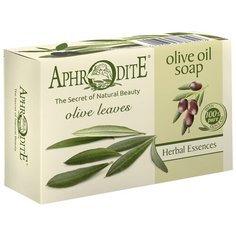 Мыло кусковое Aphrodite Оливковое с листьями оливы