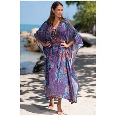 Пляжная туника MIA-AMORE Ibiza, размер L/XL, фиолетовый
