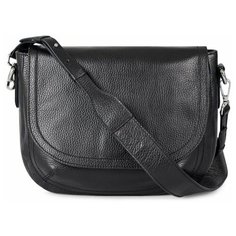 Сумка кросс-боди Afina, натуральная кожа, черный