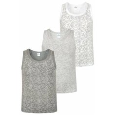 Майка BAYKAR 3 шт., размер 134/140, белый/серый