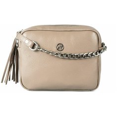 Сумка кросс-боди Afina, натуральная кожа, капучино
