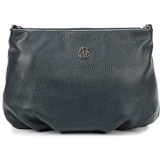 Сумка кросс-боди Afina, натуральная кожа, морской