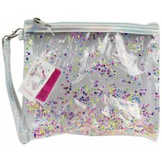 Косметичка Lucky Т14347, серебристый