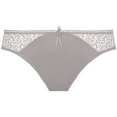 Empreinte Трусы слипы Kate с низкой посадкой, с кружевом, размер 44, gris сendre