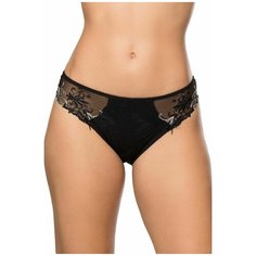 Empreinte Трусы слипы Tosca средней посадки с вышивкой, размер 42, черный