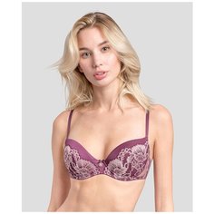 Бюстгальтер Laete, размер 85B, красный виноград