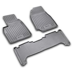 Комплект ковриков салона ELEMENT NLC.48.06.210k для Toyota Land Cruiser 3 шт. черный