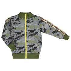 Олимпийка KotMarKot Робот Дино размер 104, 28 серый