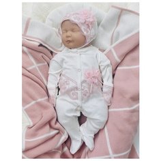 Комплект одежды Jolly Baby размер 56, пудра