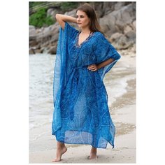 Пляжная туника MIA-AMORE Riviera 8251, размер 2XL/3XL, синий