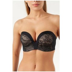 Бюстгальтер Coquette Revue Secret, размер 85E, black with nude