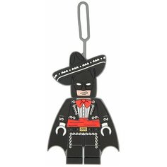 Бирка для багажа LEGO Batman Movie Mariachi Batman, черный