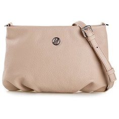 Сумка кросс-боди Afina, натуральная кожа, нюд