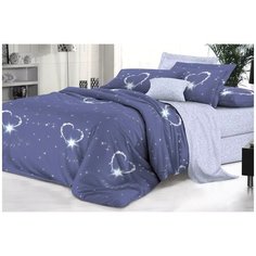 Комплект постельного белья поплин премиум эльф мерцание евро