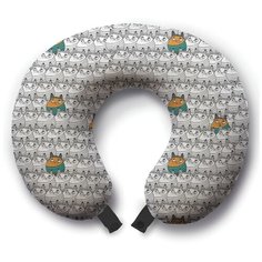 Подушка для шеи Ambesonne Выделяйся из толпы, белый