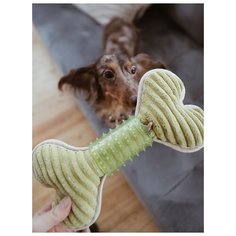 Игрушка для животного, "Не Один Дома" Косточка, зеленый