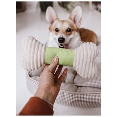 Игрушка для животного, "Не Один Дома" Лакомая косточка, светло-зеленый