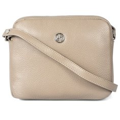 Сумка кроссбоди AFINA 129, натуральная кожа, капучино