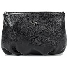 Сумка кроссбоди AFINA 163 ,натуральная кожа, черный