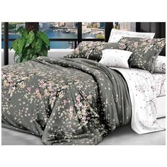 Комплект постельного белья сатин де люкс эльф туманное утро дуэт