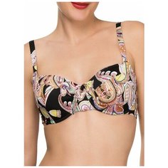 Купальный лиф-балконет на каркасах Sunset, черный, размер 46D Empreinte