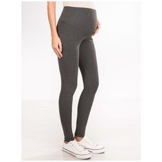 Леггинсы утепленные Euromama серые на живот для беременных (50)