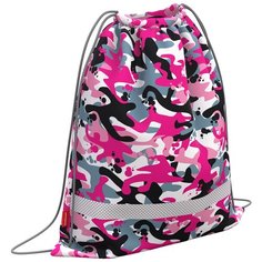 Мешок для обуви ErichKrause® с вентиляцией 500х410мм Pink Camo