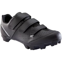 Велотуфли XC 100 черные, размер: 45, цвет: Черный/Черный ROCKRIDER Х Декатлон Decathlon