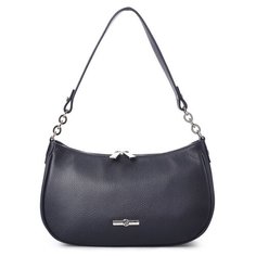 Сумка хобо AFINA 468 ,натуральная кожа, синий