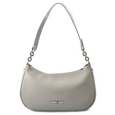 Сумка хобо AFINA 468 ,натуральная кожа, светло-серый