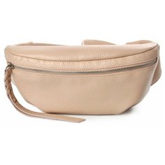 Сумка поясная AFINA 415 ,натуральная кожа, нюд