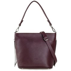 Сумка кроссбоди AFINA 517, натуральная кожа, вино
