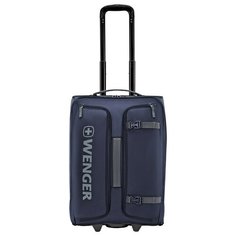 Сумка на колесах "Wenger", синяя, полиэстер, 23x38x54 см, 53 л