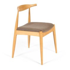 Комплект стульев TetChair Bull, дерево/текстиль, 2 шт., цвет: натуральный/коричневый