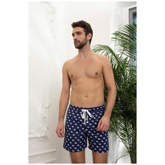 Laete Летние мужские шорты укороченной длины со слонами, синий, M