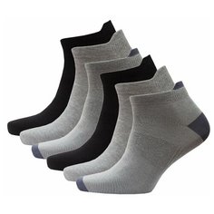 Носки мужские короткие спортивные HOSIERY 71450 р 25-27 (39-42 размер обуви) микс темный 6 пар